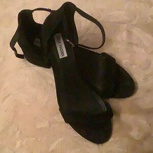 Black Suede Sandals
